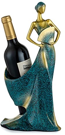 NUPTIO Wine Racks Single Bottle Wine Holder Countertop & Tabletop Holder Dining Table Centrepiece Ornaments for Living Room Kitchen Storage Rack Cabinet Interior Decor Gifts for Christmas Friends