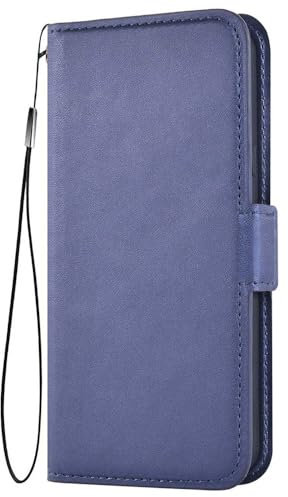 Auotu Cuir with Protection de la caméra PU Coque Flip Bookstyle Magnétique Housse Étui Cover Case pour CUBOT Kingkong AX Smartphone (Bleu)