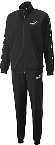 PUMA Herren Tape Poly Suit Cl Trainingsanzug, Schwarz, S