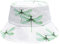 ZLYC Männer Frauen Sommer Fischerhüte Obst Hut, Dragonfly White, One Size