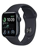 Apple Watch SE 2022 (2nd Gen) (GPS, 44mm) - Midnight Aluminium Case with Midnight Sport Band, Extra Large (Renewed)