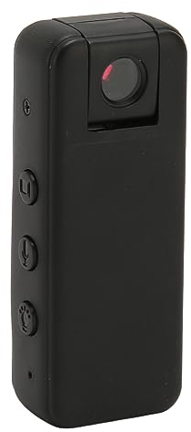 Mini Cámara Portátil Full HD 1080P con Visión Nocturna, Grabadora de Vídeo de Bolsillo con Clip Trasero, Diseño Compacto y Ligero para Uso Diario