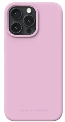 IDEAL OF SWEDEN Griffige Silikon-Handyhülle mit Einer glatten Haptik und leichtem Gefühl - Schützende stoßfeste Hülle in trendigen Farbdesigns, Kompatibel mit iPhone 15 Pro Max (Bubblegum Pink)