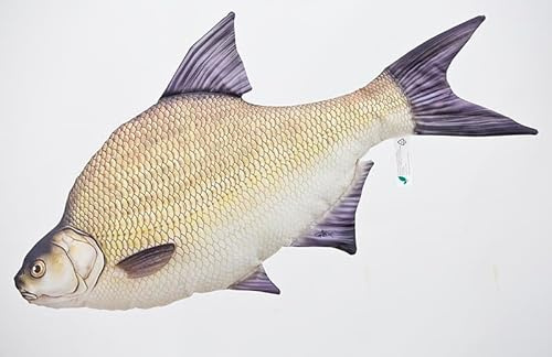 Gaby Kuscheltier Fisch Kissen Stofftier Plüschtier Plüschfisch Geschenkidee Brachse (65cm Medium)