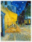 Caféterrasse am Abend Poster von Vincent van Gogh 50 x 70 cm Blau Wandbilder Wanddeko