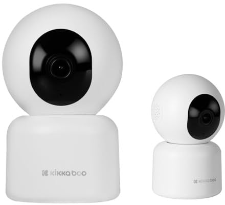 Kikkaboo Babyphone Arlo Kamera Bewegungserkennung, Live-Stream, Wi-Fi/Lan, Farben:weiß