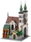 barweer St. Andrew's Church Architecture, Klemmbausteine Häuser, Haus Modell, 124447 Stadthaus Modular Building Set für Erwachsene (3056 Teile)