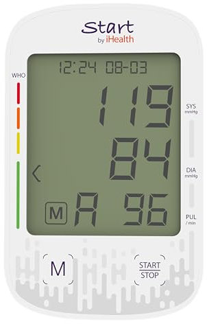 BPA Arm Blood Pressure Monitor - Irregular Heartbeat Detection - Home Use Heart Rate Deetctor