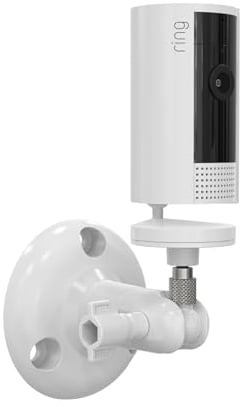 Holder for Ring Indoor Camera 2nd Gen, Wall Mount for Ring Indoor Cam 2nd, Camera Wall Holder Camera Mount for Ring Indoor Cam 2nd, Security Cameras Accessories for Ring Indoor Camera 2, White