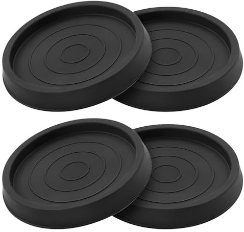 4 Stück Möbeluntersetzer, 2,5 Zoll Rund Möbeluntersetzer rutschfeste Möbelstopper Silikon Antirutsch Möbel Pads Hartholzböden Möbelbeinschoner für Möbelbeine Tische Esstisch Liegestuhl