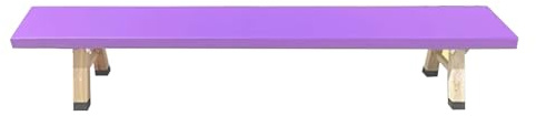 JCWGLY Ballet Equipment Solid Wood Dance Stool, Ballet Stretching Gymnastics Balance Training Equipment, Stable and High-Load-Bearing Dance Practice Bench(Purple,2 m/6.56 ft)