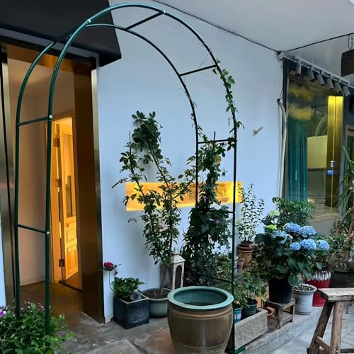Romantic Rose Arch Garden Pavilion for Climbing Plants and Vegetables