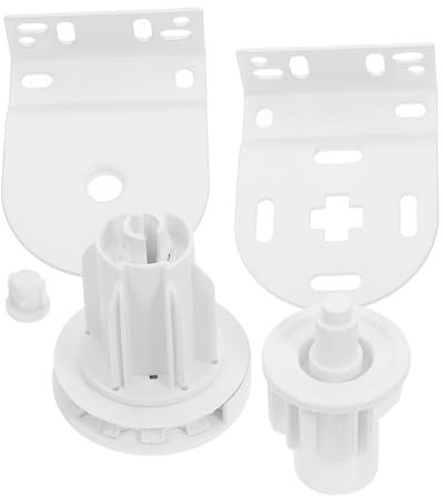 Vaguelly 1 Satz Vorhang-rollokopf Gardinen Vorhangstange Teile Für Raffrollos Rollerblindversorgung Ersatzteil Beschläge Für Rollos Reparatur Von Vorräten Rollo-beschlag Abs Weiß