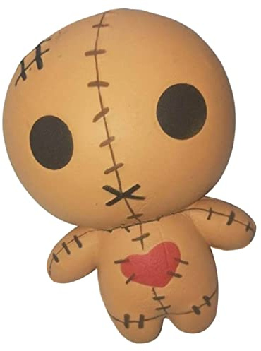 BESPORTBLE Plüsch Horror Stressball Für Halloween Dekoration Gruselige Spukpuppe Zum Drücken Lustige Entspannungspuppe Für Kollegen Und Freunde