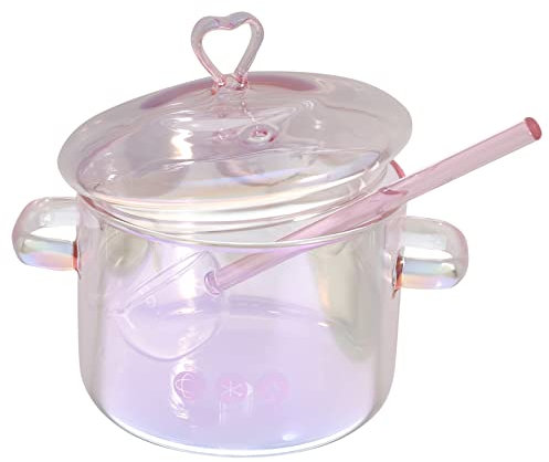 Clear Glass Cooking Topf 1 Set Glaswurz