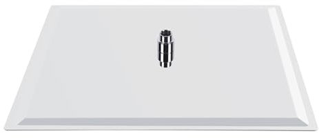 Fafeicy 20 Inch Square Rain Shower Head, Stainless Steel Shower Sprayer with Silicone Nozzles, Modern Large Rainfall Bathroom Fixture for Home and Hotel