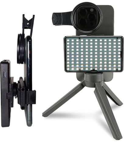YONGDA LED-Tattoo-Licht-Set mit CPL-Filter und verstellbarem Ständer | 120 Perlen Studio Fotografie Beleuchtung für Tattoo-Künstler, Beseitigen Sie Blendung für Smartphones, Tablets, DSLR-Kameras