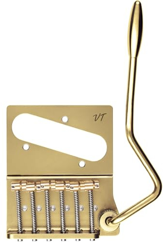 VegaTrem VT2ND Teletrem Modern No-Drill Tremolo - Gold