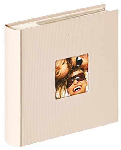 walther design Fotoalbum sand 200 Fotos 10 x 15 cm Memo-Einsteckalbum mit Cover-Ausstanzung, Fun ME-110-C