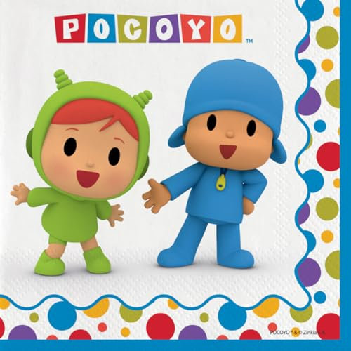 0923 Papierservietten, Pocoyo und Nina, 20 Stück