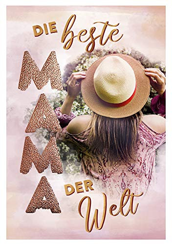 KE - Humorvolle Geburtstagskarte für Mütter, DIN B6 Format, Inklusive Umschlag, Ideal für die Beste Mama - Motiv: Mama