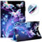 Ausmix for iPad 9th/8th/7th Generation Case, ipad Cover 10.2 Inch 2021/2020/2019, PU Leather Protective Smart Cover for iPad 9th/8th/7th Gen 10.2 inch Case with Auto Wake/Sleep, Beautiful Butterfly
