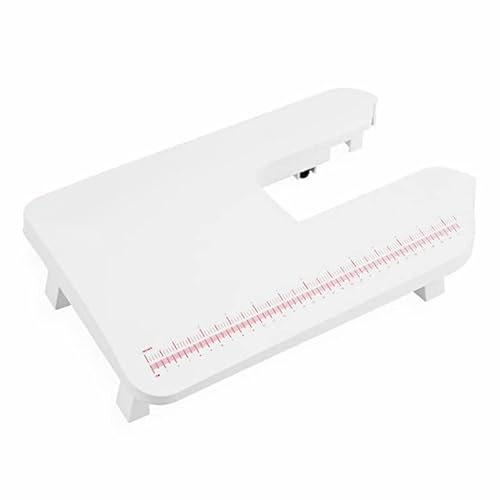 kewing Anschiebetisch für Singer 3333/3342 / 3337 Nähmaschine - Tragbar Erweitern Platte Stoßfest Verlängerungstisch mit Klappbeine