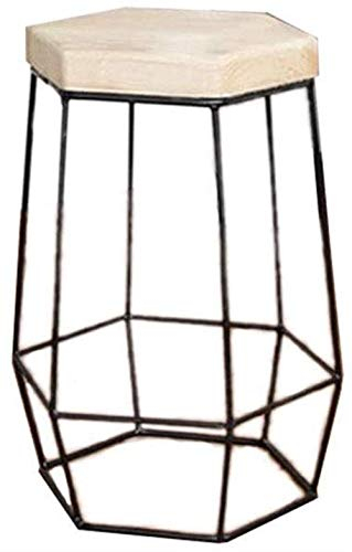 FJGHLBX Pflanzenständer, Blumenständer, Rustikaler Ländlicher Stil Metall Holz Blumenständer, Einfacher Moderner Bodentyp Blumentisch Indoor-Blumenständer Möbel
