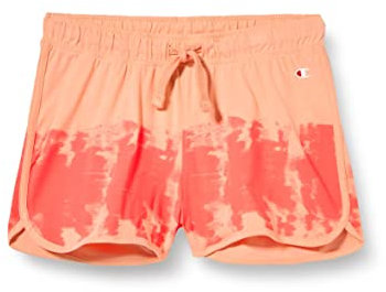 Champion Legacy Color Ground C-Logo Regular Shorts, Flamant Rose, 9-10 Ans Filles et Filles