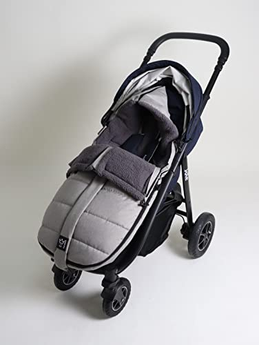 KAISER 65665323 MILA Thermo-Fußsack, light grey melange
