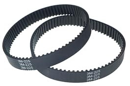 Wilsnsun Cinghia di trasmissione per pialla 3M-225 per Bosch 3365, PHO15-82, PHO16-82, PHO20-82, PHO1, PHO100, 180811, confezione da 2