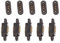 CENALL 5 Paar federbelastete magnetische Pogo-Pin-Stecker, 3 Positionen, Magneten, 2,3 mm Durchgangslöcher, männlich, weiblich