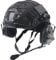 Airsoft Fast Helmet Set, with Tactical Headset Helmet and Helmet Cover, for Airsoft Paintball Outdoor Hunting Paintball Shooting(Size:One size,Color:Black)