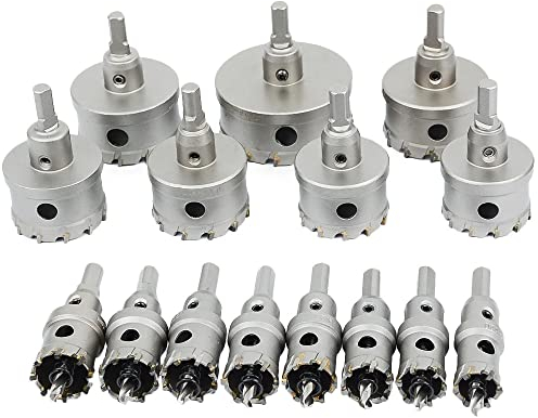 1pc 12-200mm TCT Lochsäge Bohrer Legierung Hartmetall Kobaltstahl Lochöffner Metallschneiden Für Edelstahl Legierung Metall Bohren,34mm