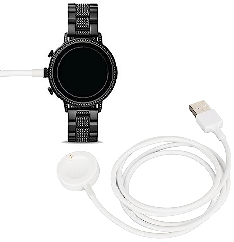 Uhrenladegerät, Magnetisches Smartwatch Ladekabel für Gen 6/Gen 5/Gen 4/Sport für Gen 6/Gen 5E/Gen 5/Gen 4, Integrierter Mehrfachschutz (Weiß)