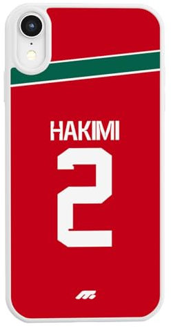 MYCASEFC Coque Football Achraf Hakimi Maroc Oppo A74 5G. Housse de Football pour Smartphone pour Les Fans de Football - Idée Cadeau - Design de qualité supérieure.