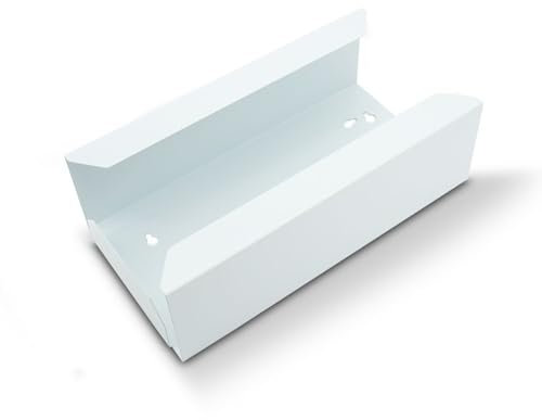 SWAVGO - Handschuhhalter - Handschuhspender für Einmalhandschuhe - mit Wandhalterung (Weiß)