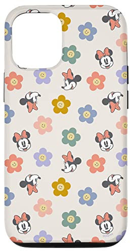 iPhone 12/12 Pro Disney Minnie Mouse Springtime Flowers and Happy Smiles Case