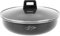 Sitram 715399 Sauteuse Aluminium pressé SITRAMOVIBLE Ø26cm H7cm - Revêtement intérieur anti-adhésif sans PFOA - Coloris Noir - Couvercle Vapeur en Verre- Tout feux dont induction - Manche non Fourni