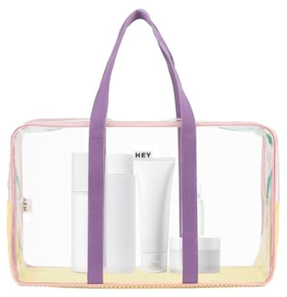 Bolsa para piscina transparente - Bolsa impermeable para piscina con cremallera de gran capacidad | Almacenamiento portátil para deportes, viajes, playa, pesca, spa y lavandería | Bolsa transparente