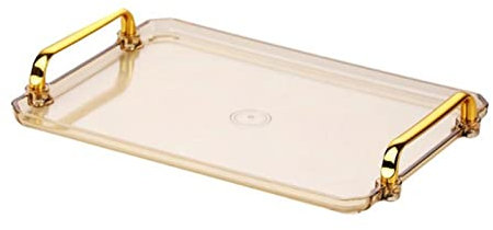 Juego de platos de bambú para servir, bandeja reutilizable ecológica con mango de agarre cómodo para postres, aperitivos y decoración del hogar