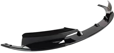 WEFOLCC Für B&MW 3er F30 F31 F35 Für M-Sports 320i 328i 330i 2012-2018 Frontstoßstange Lippe Spoiler Splitter Canard Diffusor Body Kit Tuning Frontspoiler(Glossy Black)