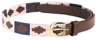 Rydale Leather Polo Belt Unisex Trouser Belt Mens, Ladies Equestrian Country Embroidered Accessory