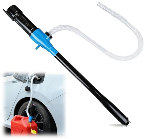Electric Liquid Pump, Pumps Up to 2.5 Gallons Per Minute | Hand Held Electric Liquid Siphon Pump, for Gasoline, Water, Oil - (Batteries Not Included)