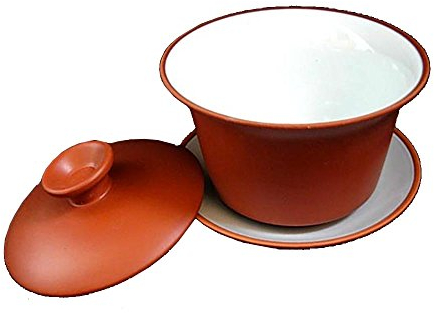 Tazza da tè Kungfu ciotola Zisha rosso marrone 100ML Yixing Cup (Red) Red
