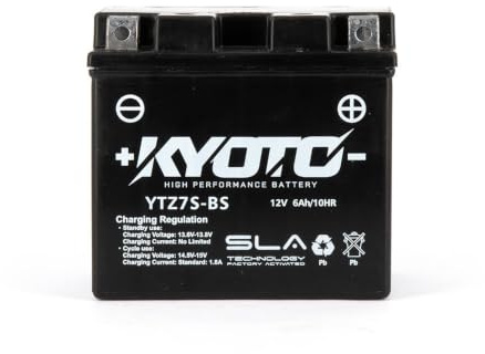 Batterie KYOTO GTZ7S-BS SLA-AGM - Sans Entretien - Prête à l'Emploi - Equivalente YTZ7S-BS