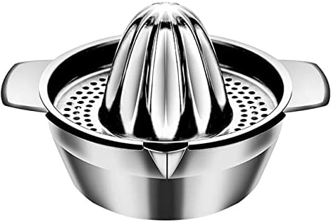 Exprimidor Manual de Naranjas y Limones Portátil de Acero Inoxidable 304, Accesorios de Cocina, Herramientas para Cítricos 100%, Exprimidor de Jugo sin Procesar a Mano