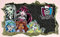 WandtattooMonster High, Kinder, Aufkleber, Aufkleber, Schlafzimmer, 3D, Wandkunst, Wandbild