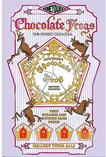 Harry Potter Poster Chocolate Frogs 61 x 91,5 cm