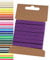 maDDma 5m Gummiband 6,6mm Gummilitze Wäschegummi elastisches Band Wäscheband Farbwahl, Farbe:lila